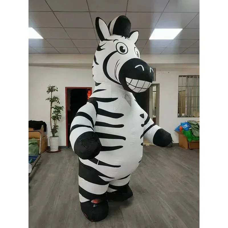 Funny Zebra Inflatable Mascot  - Costumes ulasan dan harga
