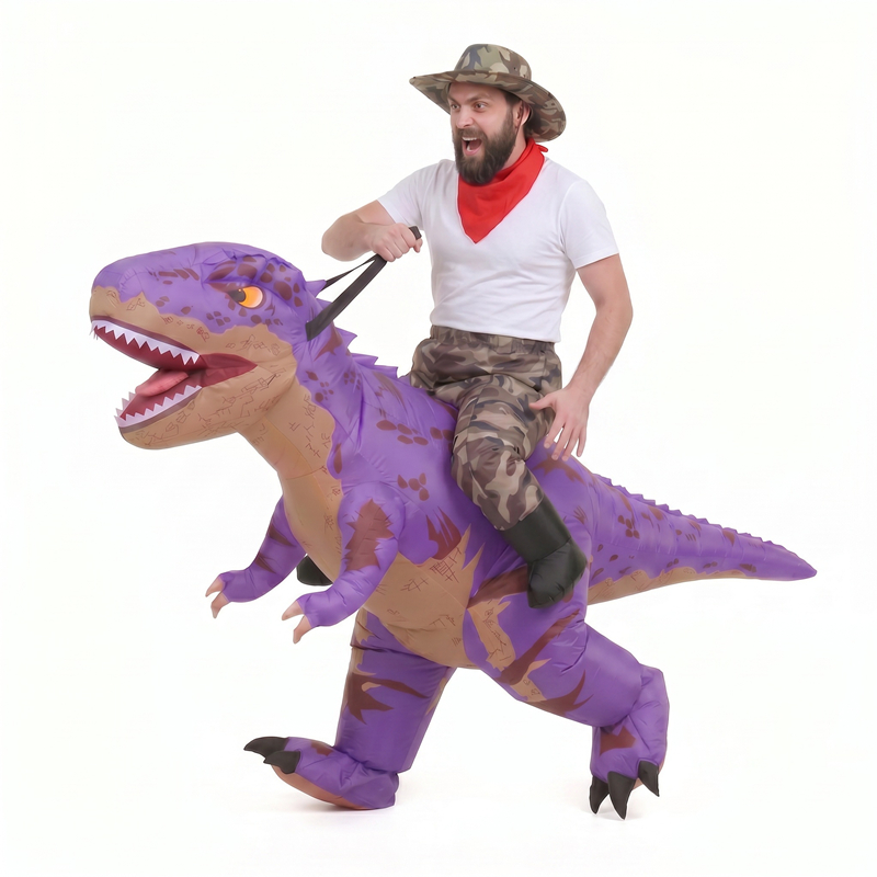 Funny Camo purple T-Rex Inflat - Costumes ulasan dan harga