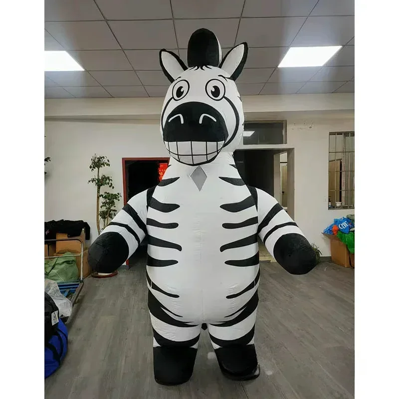 Inflatable Zebra Mascot Costum - Costumes ulasan dan harga
