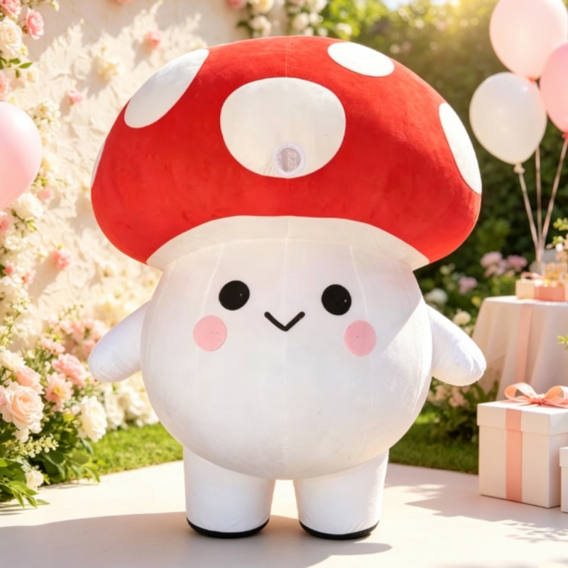 Inflatable Mushroom Mascot Cos - Costumes ulasan dan harga