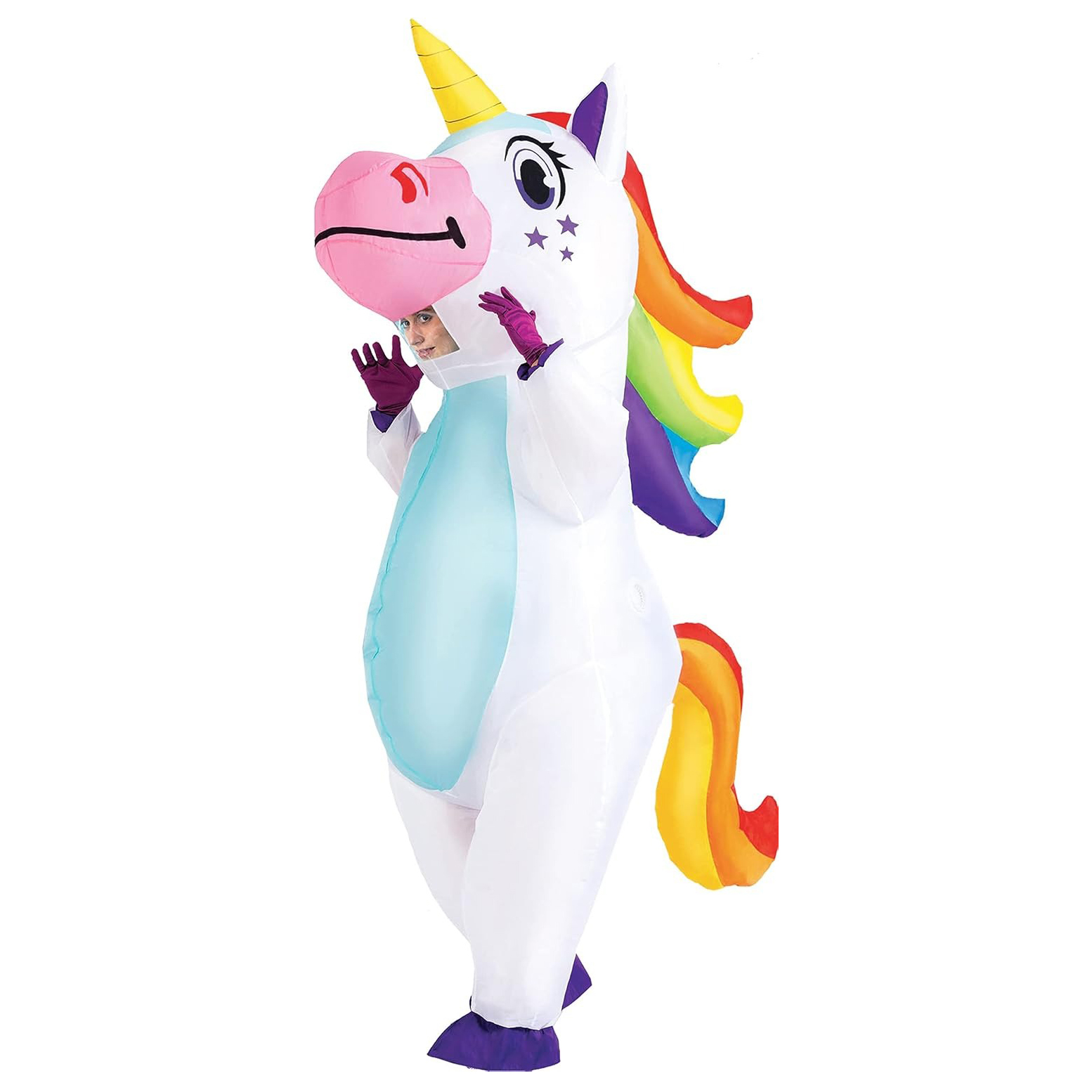 Inflatable Unicorn Costume Adu - Costumes ulasan dan harga