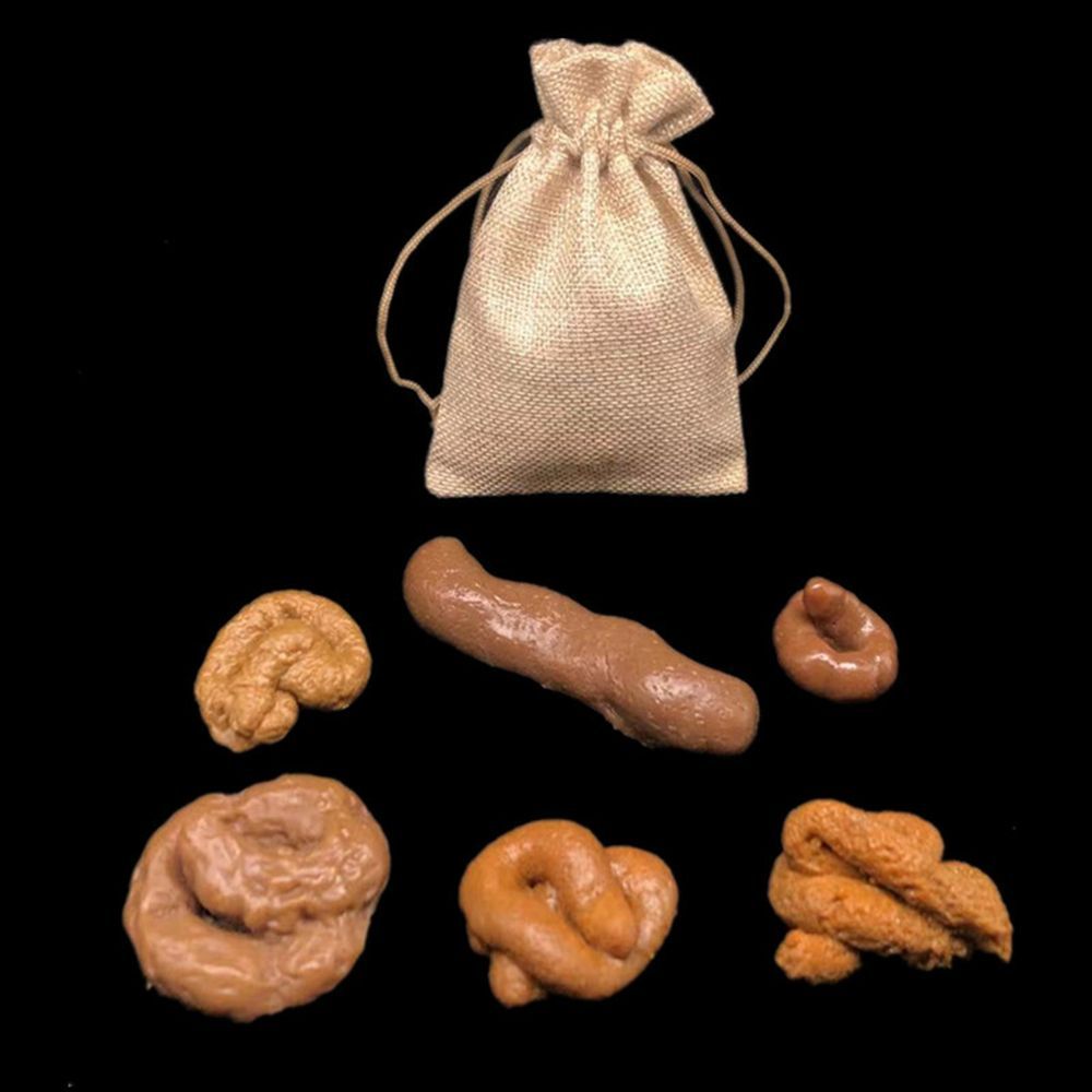 6Pcs Turd Tricky  Fool's Holid - Fake Poop Gag Gift ulasan dan harga