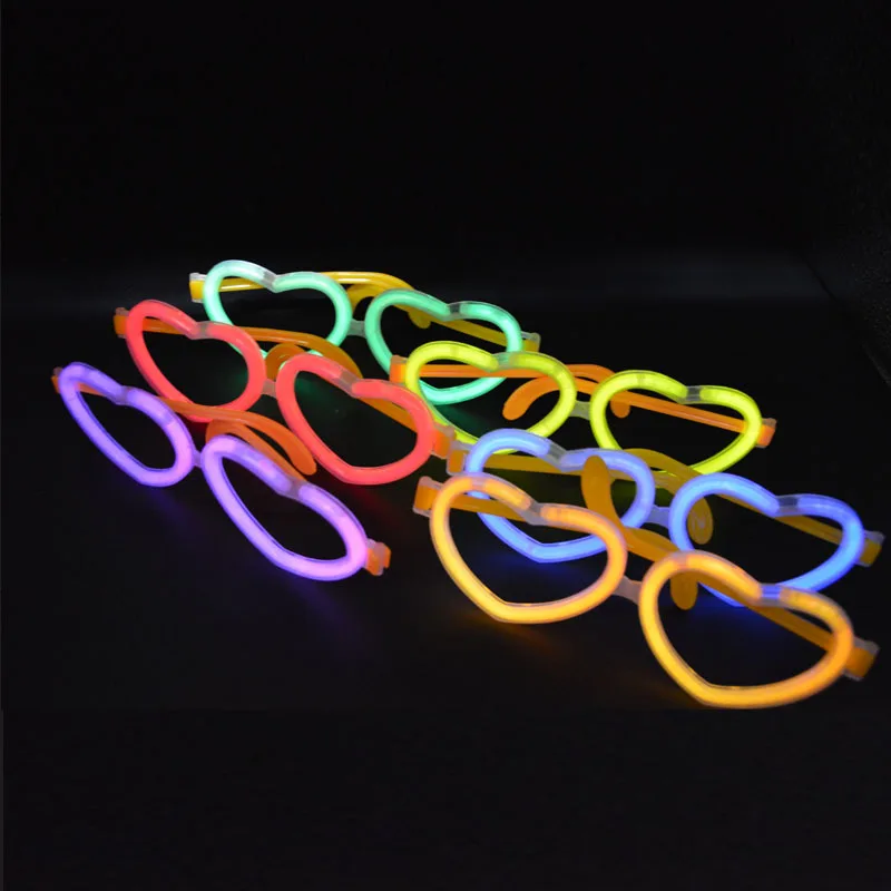 20 Sets Festive DIY Luminous H - Glow In The Dark Party Glasses ulasan dan harga