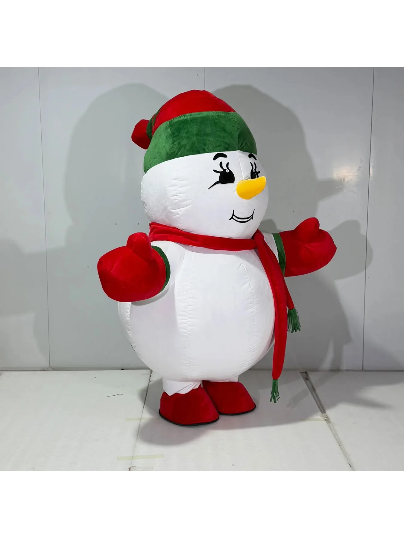 Inflatable Snowman Mascot Cost - Costumes ulasan dan harga