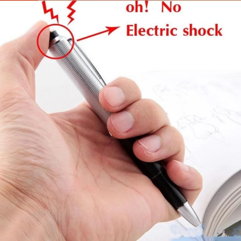 11L@1pcs Creative Electric Sho - Shock Pen Prank Toy ulasan dan harga