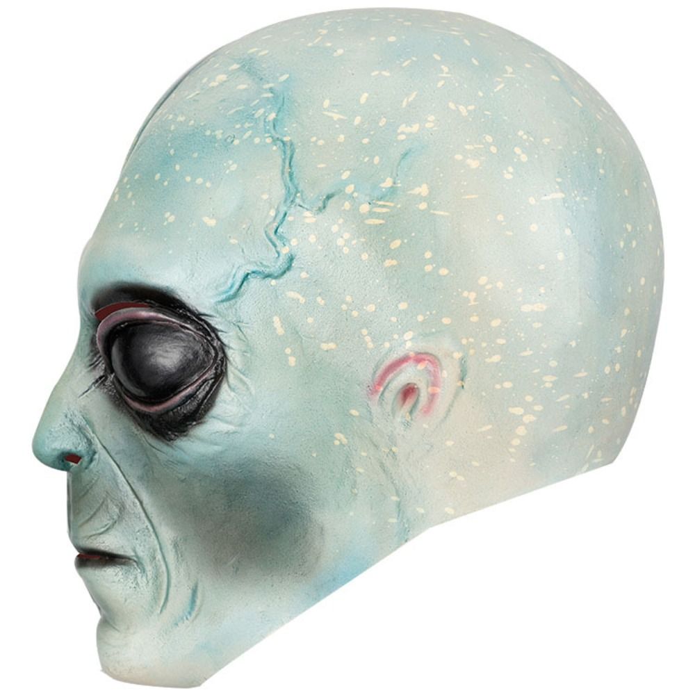 Latex Material Alien Mask Full - Latex Alien Mask Realistic ulasan dan harga