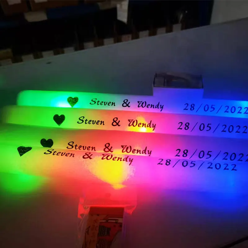 Customized LED Glow Sticks Lig - Flashing Led Foam Sticks Party ulasan dan harga